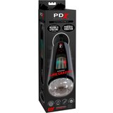 PDX Ultimate Milker 2 - punjivi, rotacijski vibrirajući masturbator (crni) | shoptok.hr