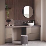 Grohe 103538SH00 Essence 40 x 40 cm okrogli beli nadpultni keramični umivalnik | Shoptok.si