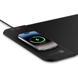 Connect IT CMP-2500-LG - Podloga za tastaturu i miša sa Qi bežičnim punjenjem, 80x30 cm | Eponuda.com