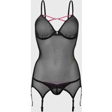 Obsessive Novenes Corset & Thong Black XS/S | Shoptok.si
