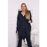Kesi Insulated set with a long sweatshirt in dark blue color Cijene