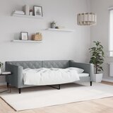  Dnevni ležaj svjetlosivi 100x190 cm tkanina | shoptok.hr