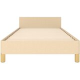  Okvir za krevet bez madraca krem 100 x 200 cm od tkanine | shoptok.hr