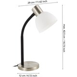 Eglo stolna lampa macere E14 25w, nikl/bijela, mat | shoptok.hr