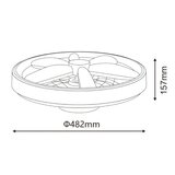 Olimp Sport LED plafonjera sa ventilatorom | Eponuda.com