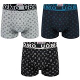 Uomo 3-PACK moške boksarice luxury touch Cene