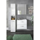 MID.YOU Kopalnica Z Umivalnikom Ice, Bela Visok Sijaj, 3-Delna | Shoptok.si