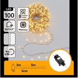 Aigostar LED spoljna božićna girlanda 100x LED / 8 funkcija, 5,3 m, IP44, topla bela Cene