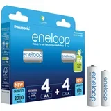 eneloop baterija aa / aaa, 8 kos