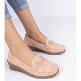 D/CEO marka niezdefiniowana Pink loafers with a wedge and matte finish Sambada | Shoptok.si