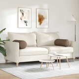  Valjkasti jastučići 2 pcs Smeđa Ø 25 x 70 cm tkanina | shoptok.hr