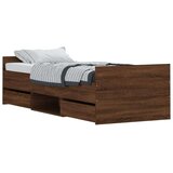  Kreveta s uzglavljem i podnožjem boja hrasta 75 x 190 cm | shoptok.hr