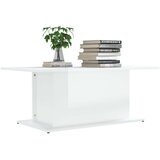 vidaXL Klubska mizica visok sijaj bela 102x55,5x40 cm iverna plošča | Shoptok.si