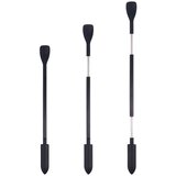 INF Dvostranska silikonska lopatka s čopičem Black, (21537111) | Shoptok.si