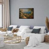  Slika - Nostalgic impression - a pensive woman contemplating 90x60 U crnom drvenom okviru | shoptok.hr