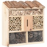 vidaXL Hotel za žuželke 30x10x30 cm les jelke, (20929550) Cene