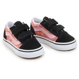 Vans Superge 'Old Skool Hook And Loop' bež / roza / črna | Shoptok.si