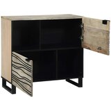  Komoda Bijelo 80 x 33 x 75 cm masivno drvo manga | shoptok.hr