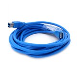  Kabl za štampač USB 3.0 Tip A na USB Tip B, 5m, Plavi | Eponuda.com