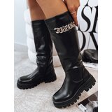 DStreet Kozaki damskie JOLIA czarne | shoptok.hr