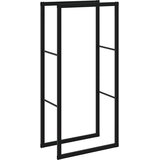 vidaXL Stalak za drva crni 55x30x116 cm čelik | shoptok.hr