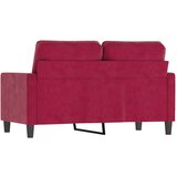  Dvosjed crvena boja vina 120 cm baršunasti | shoptok.hr
