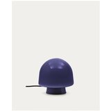 Kave Home Temno modra namizna svetilka s steklenim senčilom (višina 20 cm) Reig – | Shoptok.si