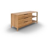 The Beds Niska komoda od punog hrasta u prirodnoj boji 140x64 cm Twig – | shoptok.hr
