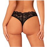 Obsessive Donna Dream - čipkaste otvorene tange (crne) - XL/XXL | shoptok.hr