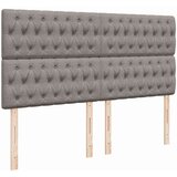 vidaXL Krevet s oprugama i madracem smeđesivi 200x200 cm od tkanine | shoptok.hr