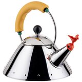 Alessi Čajnik Bird 9093 / 1l / rumen ročaj / indukcija / inox, (20515230) | Shoptok.si