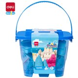 Deli KINETIČKI PESAK U KANTICI SA 6 MODLI 500g PLAVI EY013-BL | ePonuda.com
