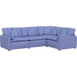 Modularna sofa s jastucima, tkanina, traperice, plava | Shoptok.si