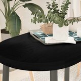Stolna ploča tamnosmeđa 100x50x4 cm ovalna masivna hrastovina | shoptok.hr