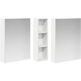  Set ormarića za kupaonicu s policom 3 pcs 120 x 14,5 x 70 cm | shoptok.hr