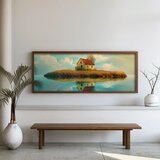 WALLXPERT FAH007-150 Multicolor Decorative Framed MDF Painting | Eponuda.com