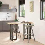  Noge za barski stol T-oblika 2 kom Crne 40x35x(90-91) cm Čelik | shoptok.hr