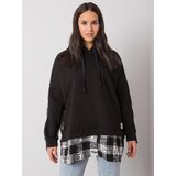 RUE PARIS Sweatshirt-RV-BL-7312.14-black-white | Shoptok.si