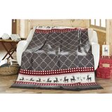  Jesus GreyWhiteRed Double Blanket | ePonuda.com