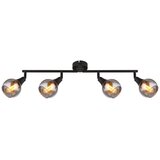 Globo 57904-4 - Spot svetiljka GLYPTAR 4xE14/40W/230V crna | Eponuda.com