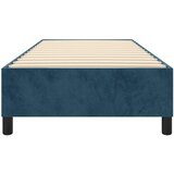  Okvir za krevet s oprugom tamnoplavi 90x190 cm baršunasti | shoptok.hr