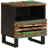  Noćni ormarić 40 x 34 x 46 cm od masivnog obnovljenog drva | shoptok.hr
