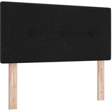 Box Postelja z vzmetnico z vzmetnico Črna 80 x 200 cm blago, (5000126224) | Shoptok.si