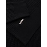 Ombre Structured men's sweater with round neckline - black | shoptok.hr