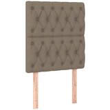 vidaXL Posteljno vzglavje 2 kosa taupe 80x7x78/88 cm blago, (20951595) Cene