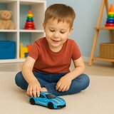  Metal Race Car with Opening Doors Blue GTRS 1:43 | Shoptok.si