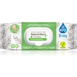 GOWipes Baby Natural Fibers dječje nježne vlažne maramice za osjetljivu kožu 0+ 50 kom u