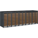  Skladištenje kanti za 3 kante Antracit 340 x 77.5 x 115.5 cm | shoptok.hr