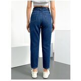 Dewberry 74092 Hlt Mom Jeans High Waist Women Jeans-DARK BLUE | Eponuda.ba