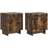  Noćni ormar 2 pcs Dimljeni hrast 43 x 34,5 x 50 cm | shoptok.hr